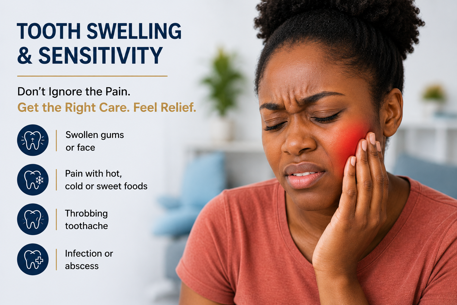 Tooth Swelling and Tooth Sensitivity: Causes, Symptoms & Treatment
